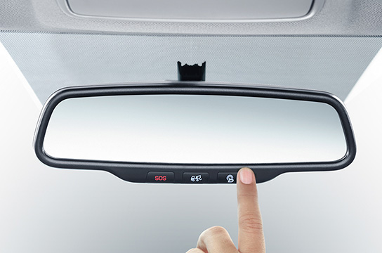 Electro Chromic Mirror –IRVM with Blue Link Switches