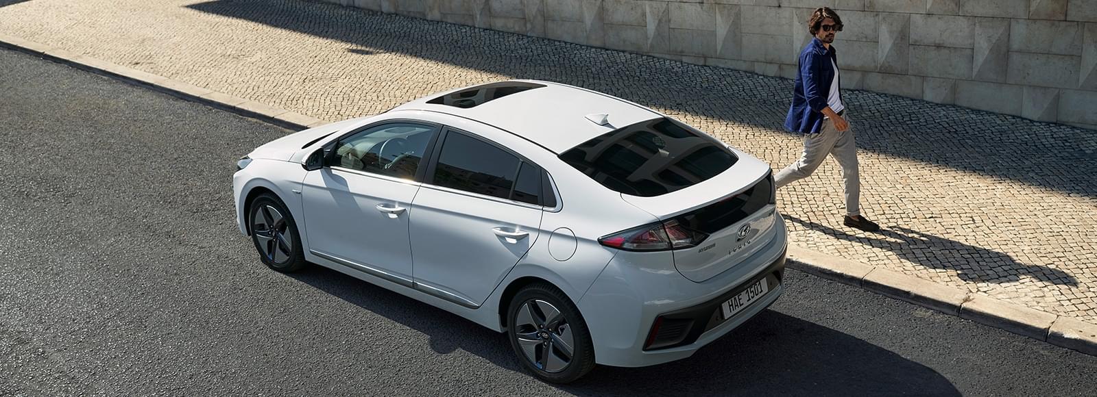 IONIQ rear-side-view