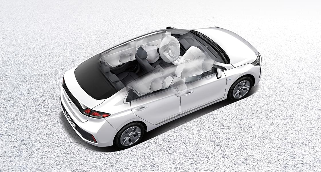 IONIQ hybrid 7-airbag system